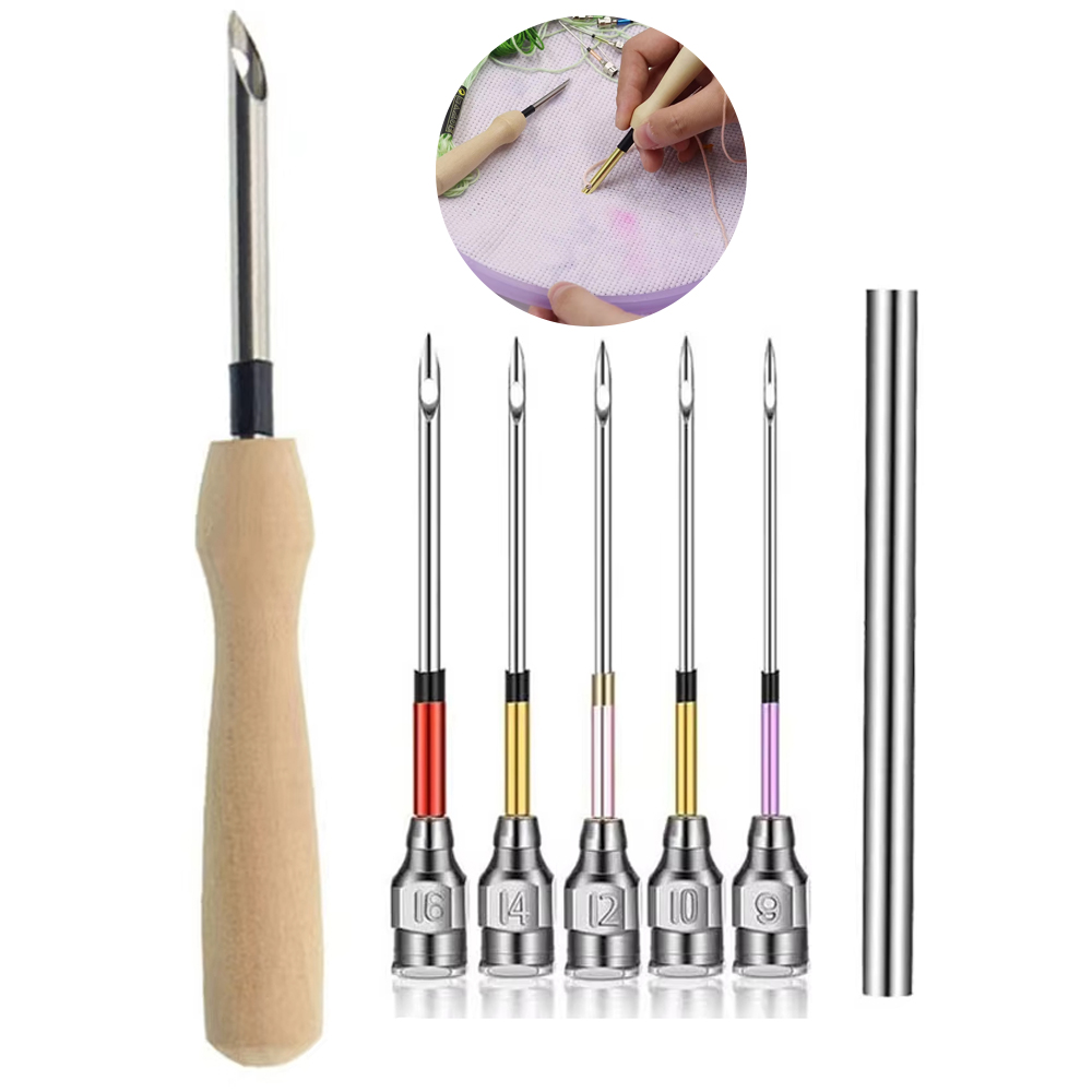 Embroidery Backpack Kit - 1set Punch Nadel Werkzeug Kit Stickerei