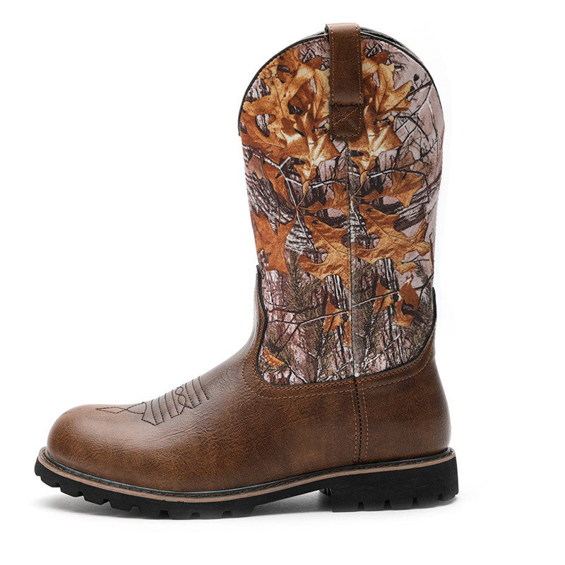 Embroidery Gift - Große Größe 48 Herrenstiefel Klassische handgefertigte