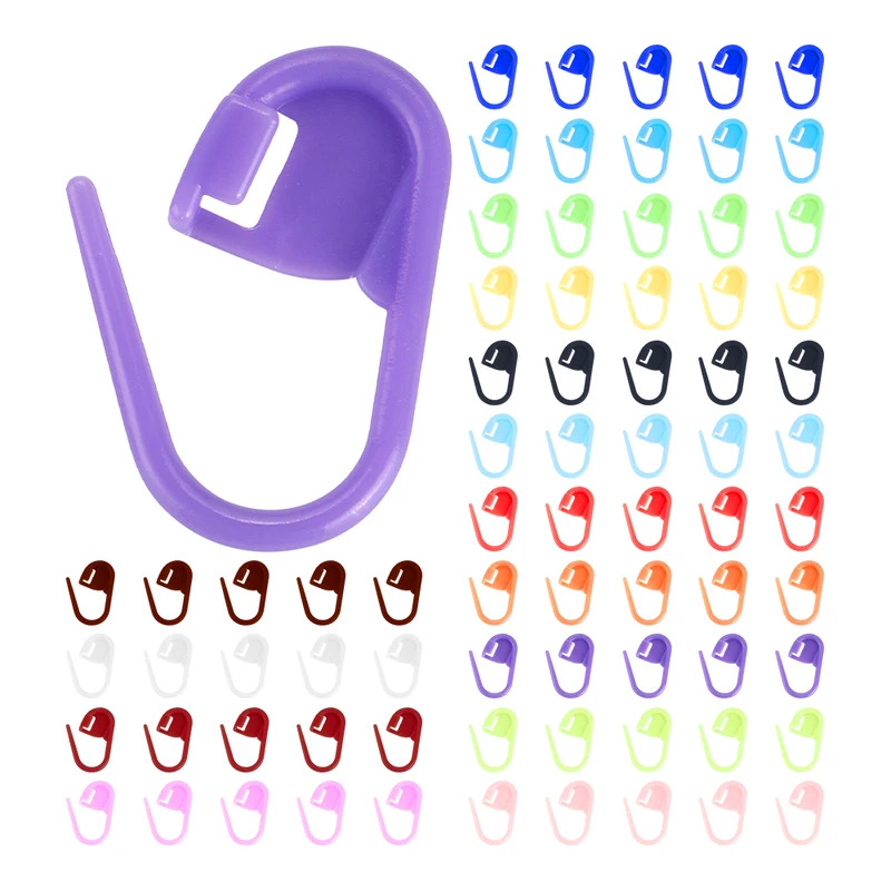 Stitch Marker Ring - 50/200/500 Stück Strick- und Häkelwerkzeug, Verriegelungs-Markierungsschnalle,