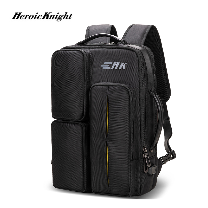 Embroidery Underlay - Heroic Knight Laptop-Rucksack für Herren, YKK,