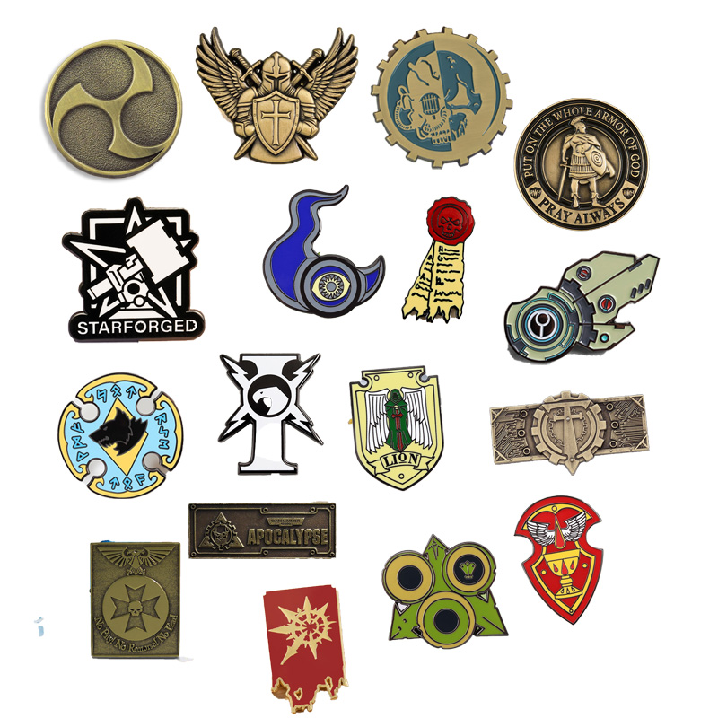 Embroidery Legacy - Beliebte Spiel-Emaille-Brosche, Imperiales Abteilungsemblem, Metall-Abzeichen, Herren-Rucksack-Pin,