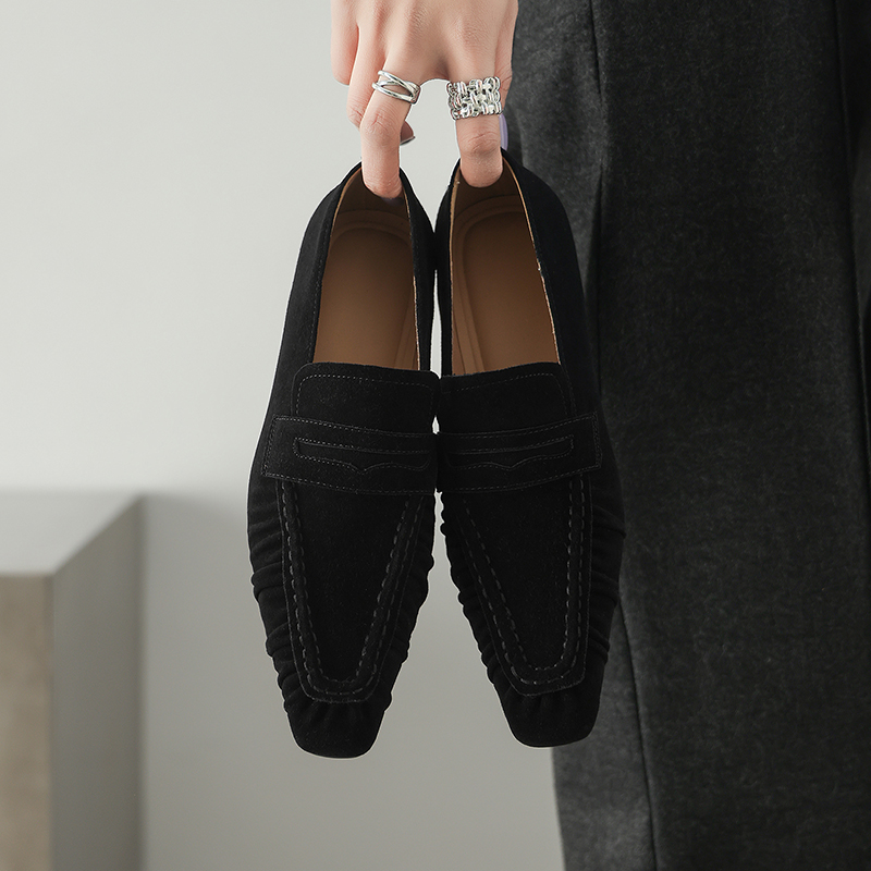 Frühlings-Pumps aus echtem Led – Embroidery Flat Shoes Bewertung und Preis