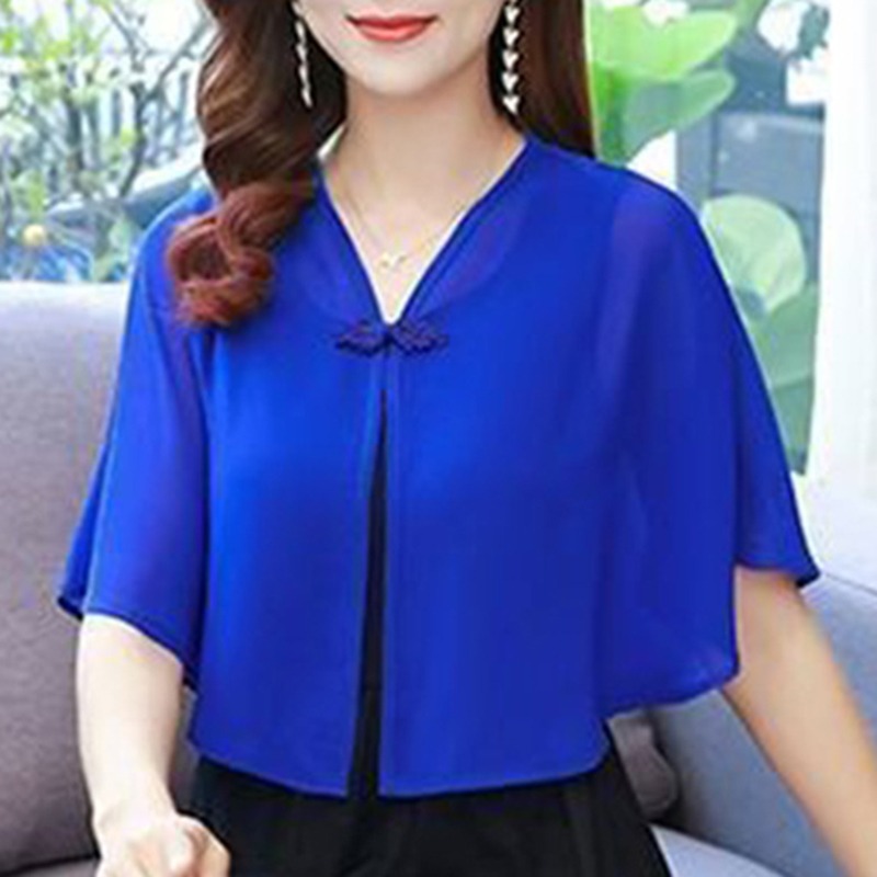 Sommer frauen Sonnenschutz Kle – Embroidery Shawl Bewertung und Preis