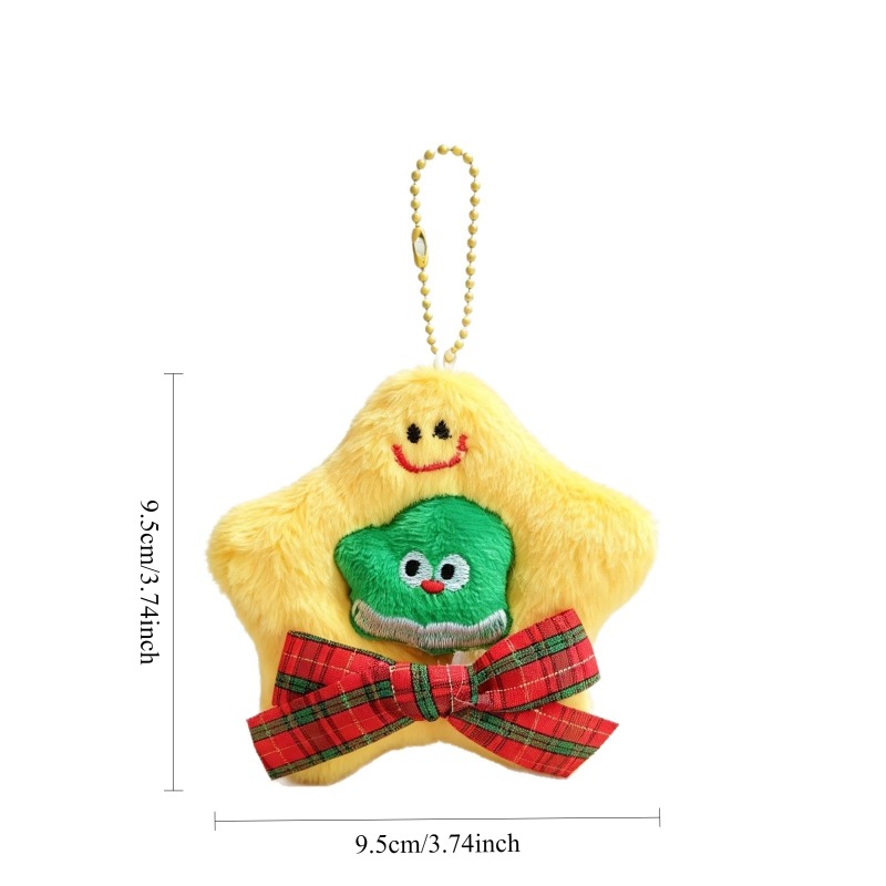 3er-Pack Plüsch-Weihnachtsorna – Embroidery Xmas Decorations Bewertung und Preis