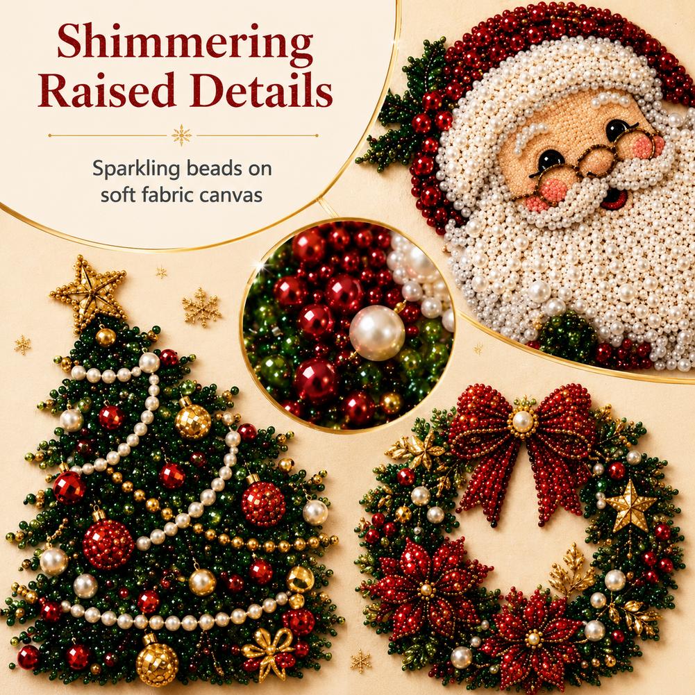 Weihnachtsmann Perlen-Kunst DI – Embroidery Xmas Decorations Bewertung und Preis