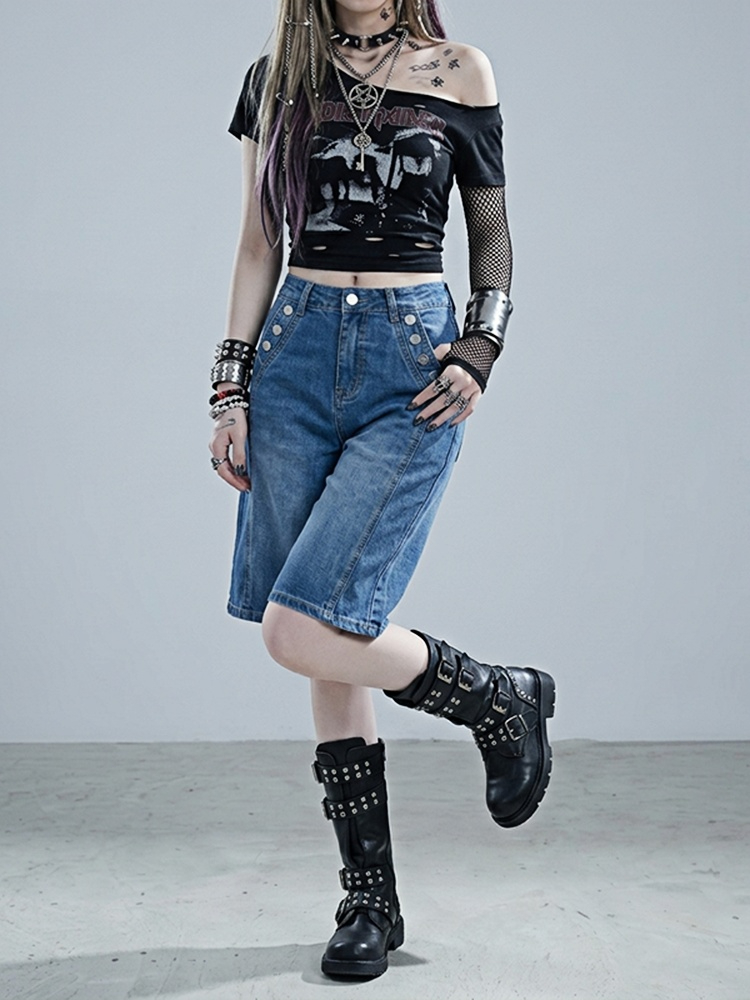 REDDACHiC Punk-Details, Bermud – Embroidery Jeans Bewertung und Preis