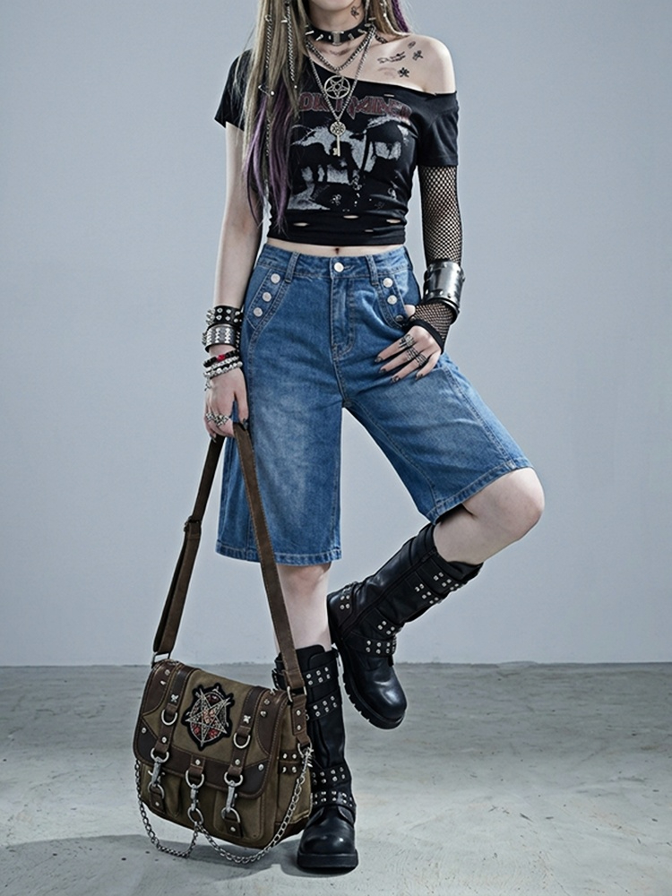 REDDACHiC Punk-Details, Bermud – Embroidery Jeans Bewertung und Preis