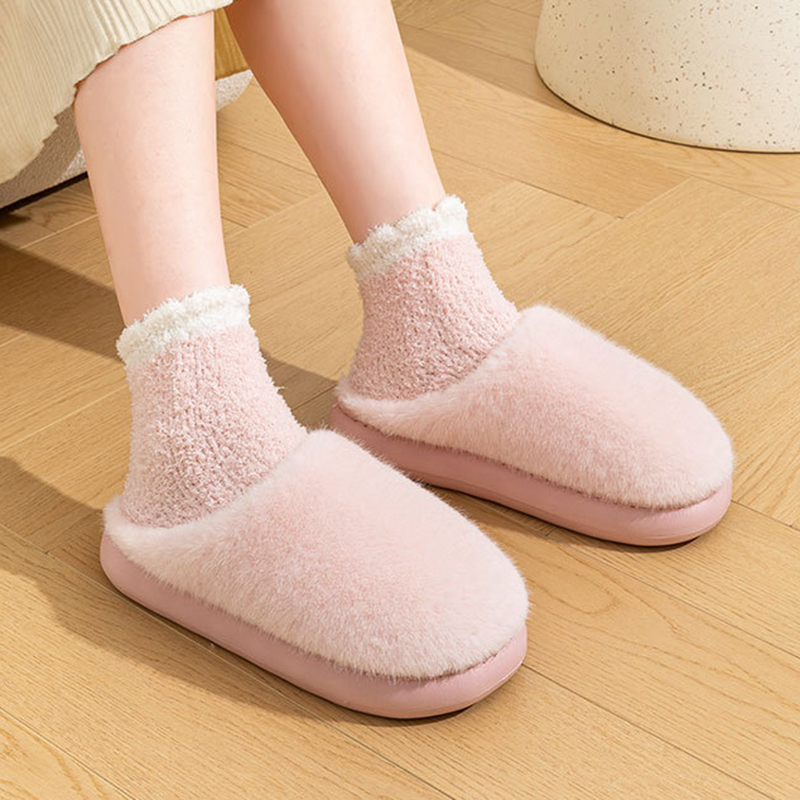 2026 Winter Flauschige Plüsch- – Embroidery Flat Shoes Bewertung und Preis