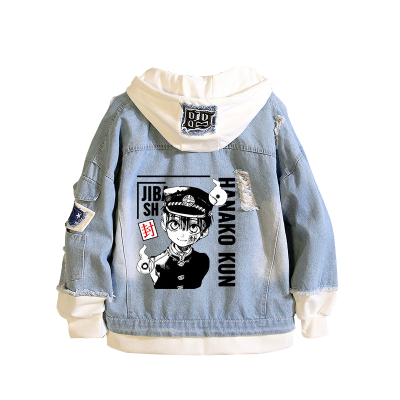 Wc-Gebunden Hanako-kun Demin J – Embroidery Jacket Jeans Bewertung und Preis