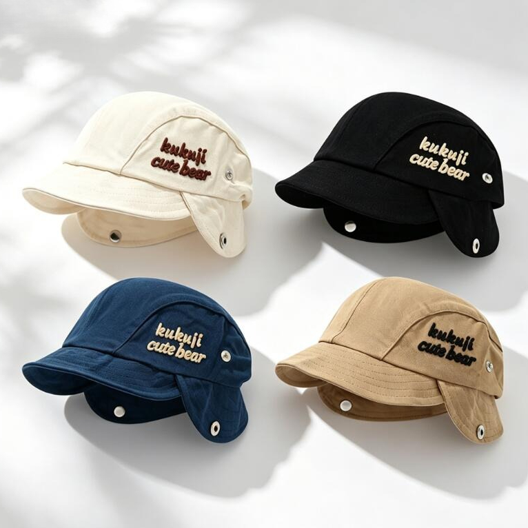2026 Herbst Baby Ohrenklappmüt – Embroidery Cap Bewertung und Preis