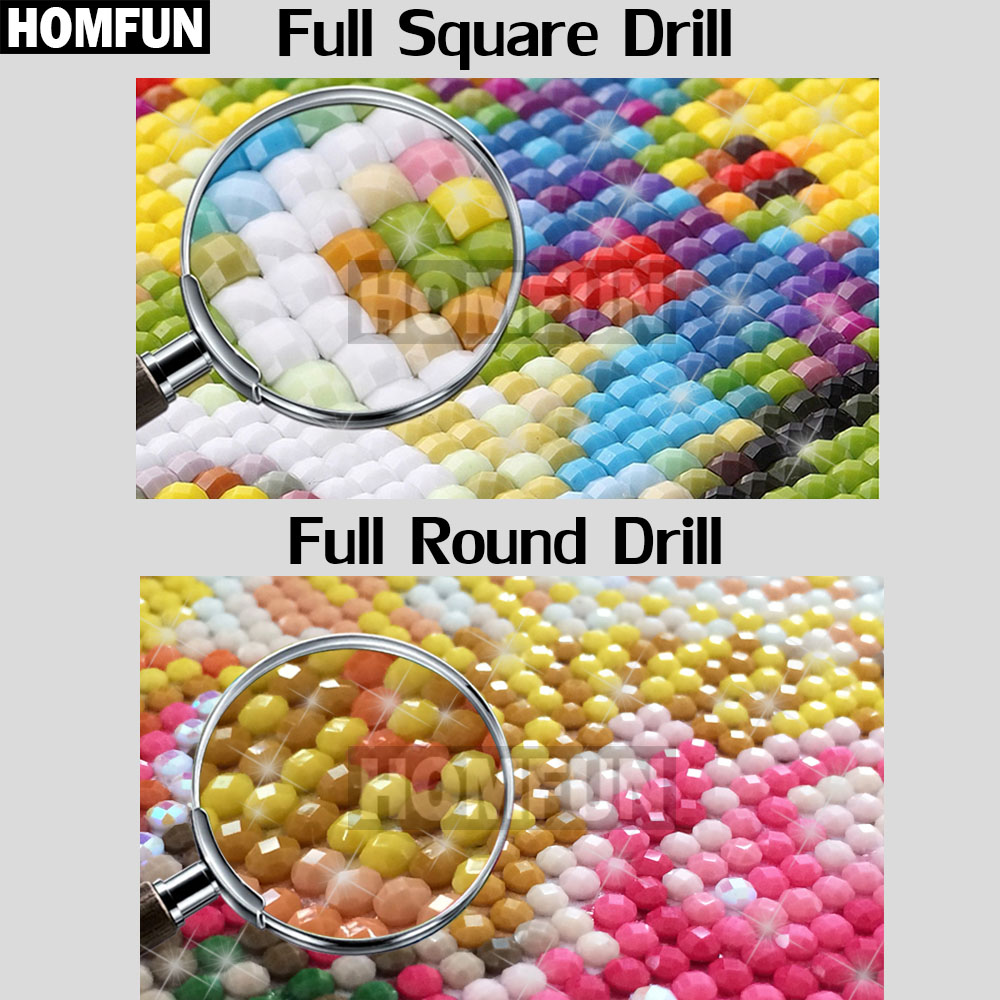 HOMFUN AB 5D-Diamantgemälde zu – Embroidery Daisy Bewertung und Preis