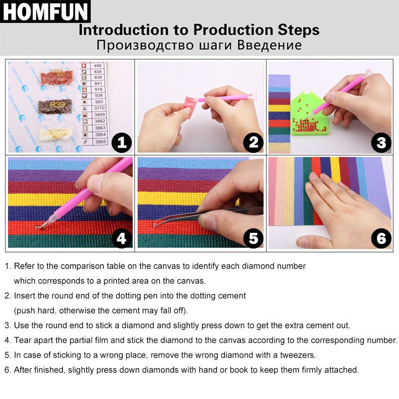 HOMFUN AB 5D-Diamantgemälde zu – Embroidery Daisy Bewertung und Preis