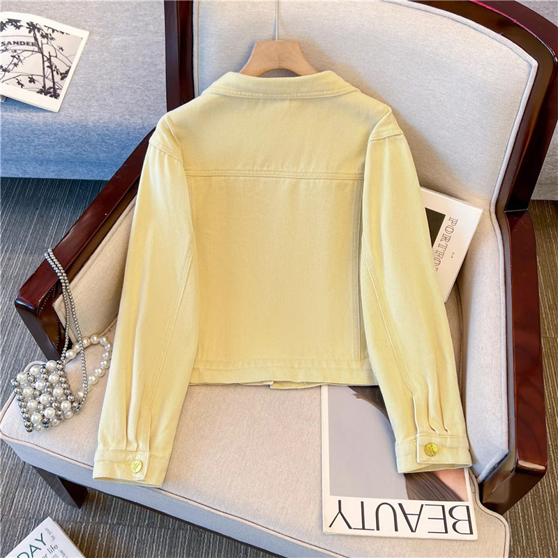 Koreanische Vintage-Blumenstic – Embroidery Jacket Jeans Bewertung und Preis