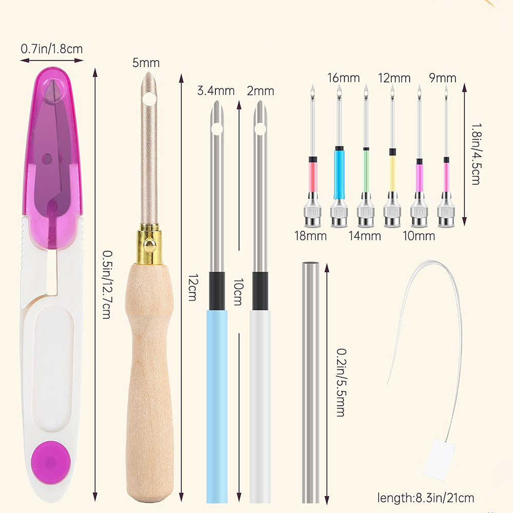 13-teiliges Stanznadel-Kit Ver – Embroidery Backpack Kit Bewertung und Preis