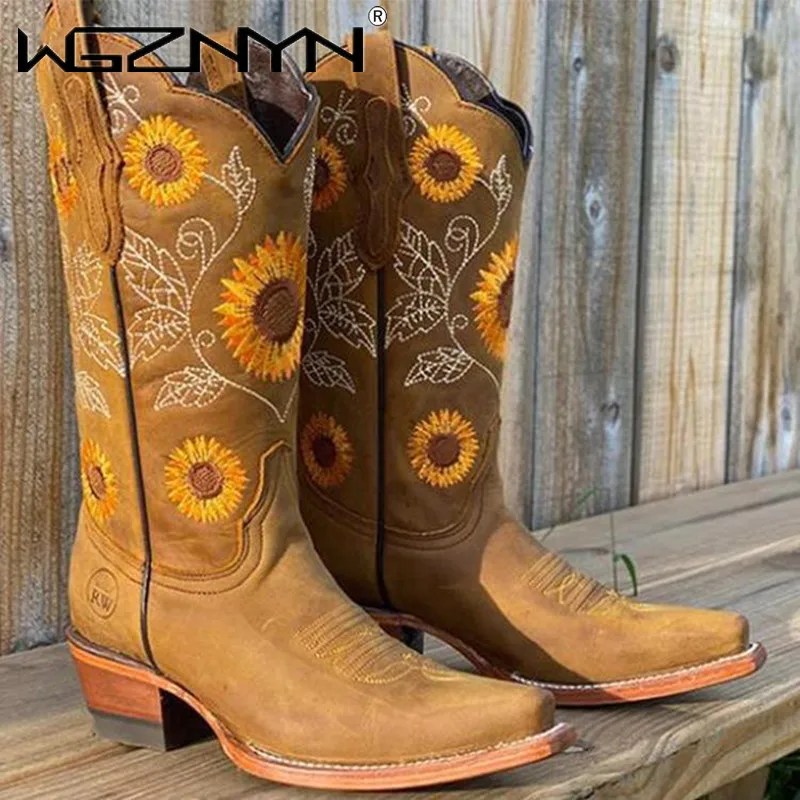Designer Damen Kaffeebraune St – Embroidery Flower Bewertung und Preis
