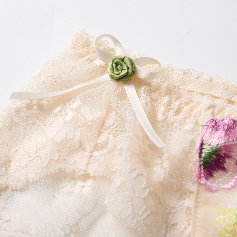 Durchsichtige Spitzenunterwäsc – Embroidery Flower Bewertung und Preis