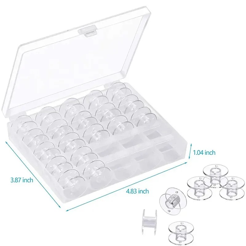 25-teiliges Set Nähmaschinen-U – Embroidery Yarn Bewertung und Preis