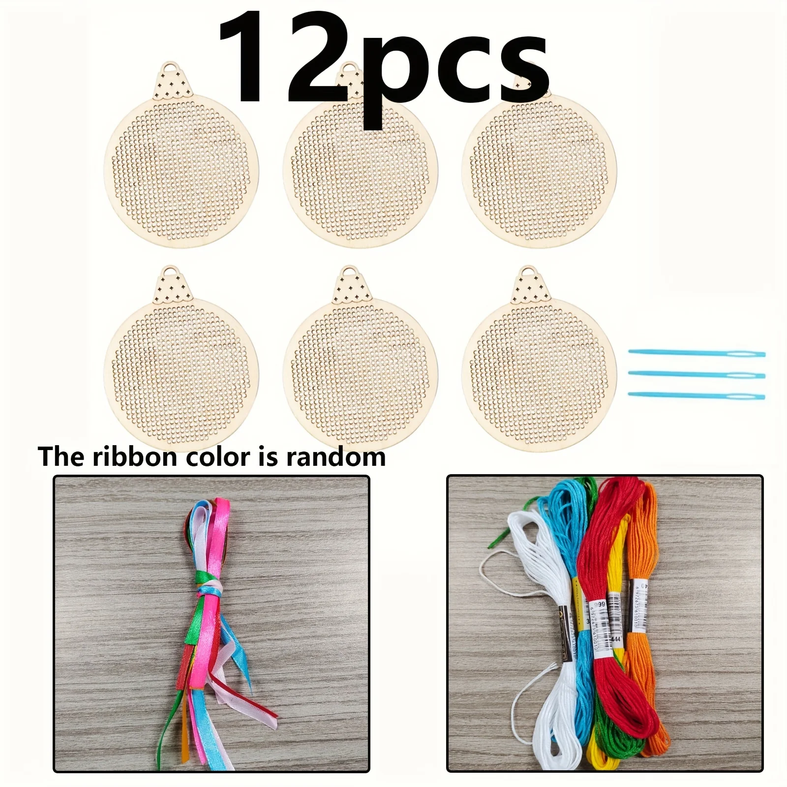 12 Stück Weihnachts-Kreuzstich – Embroidery Xmas Decorations Bewertung und Preis