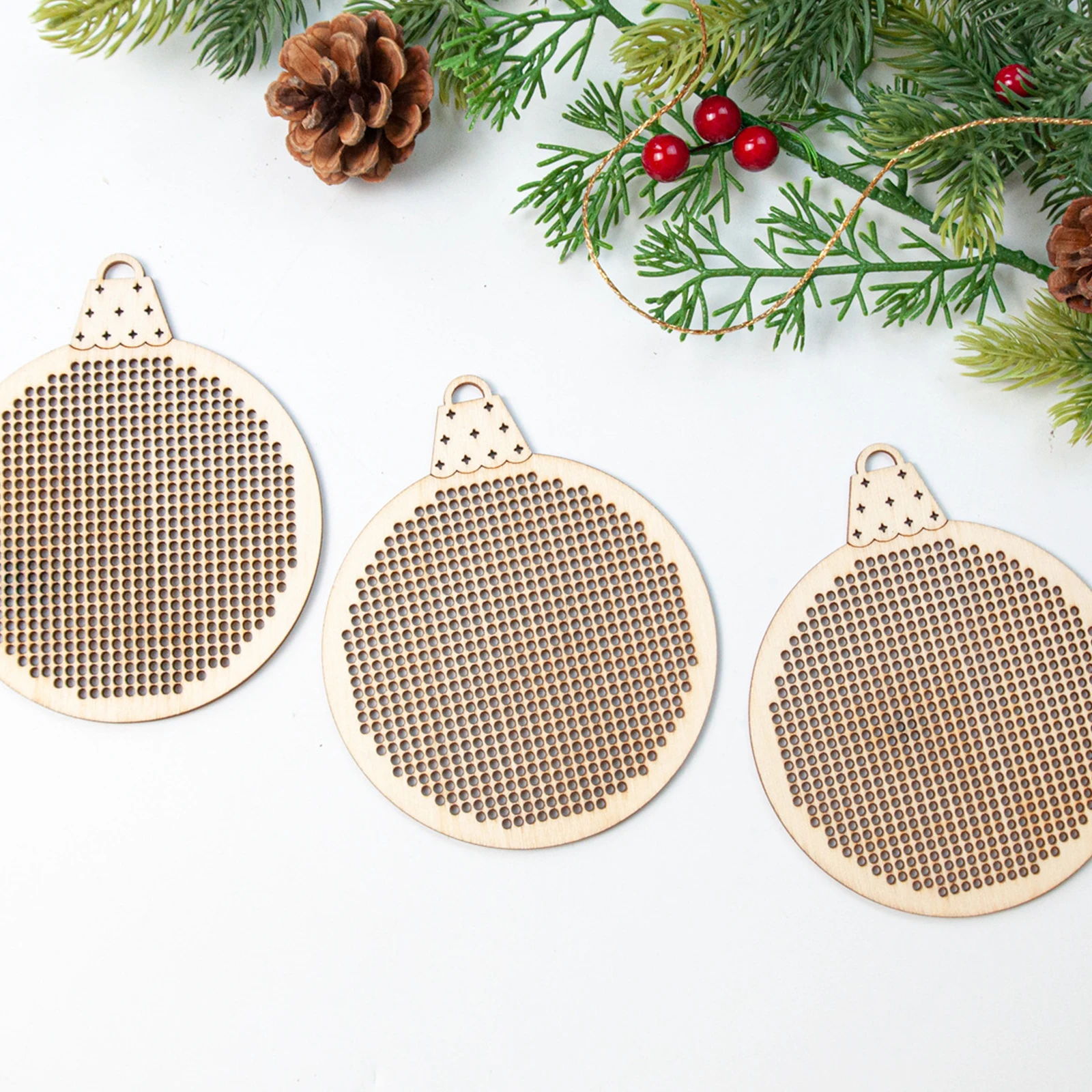 12 Stück Weihnachts-Kreuzstich – Embroidery Xmas Decorations Bewertung und Preis