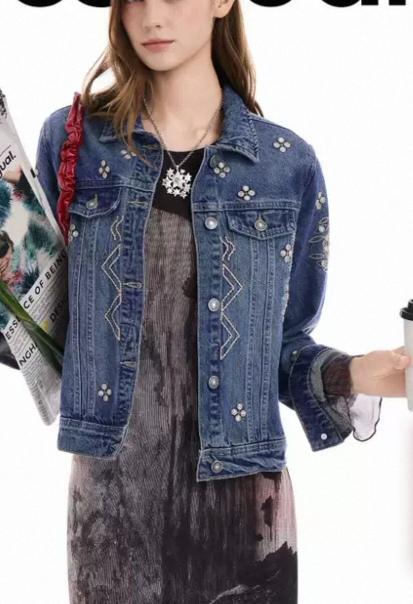 Ausländischer Handel Spanien N – Embroidery Jacket Jeans Bewertung und Preis