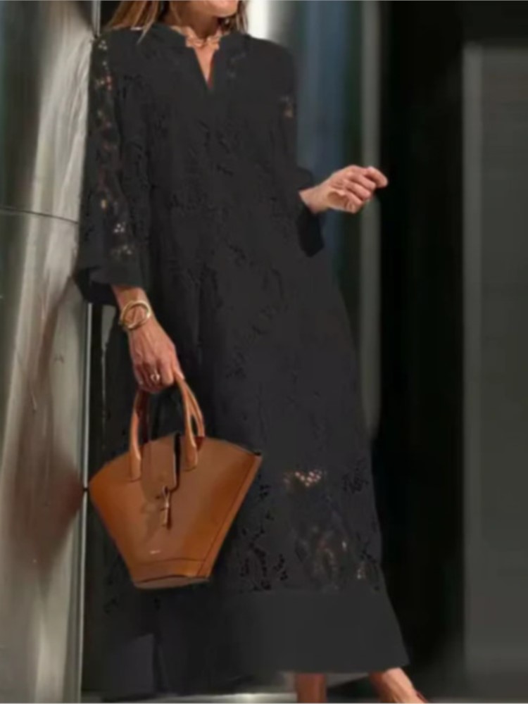 Weißes Spitzenkleid mit Sticke – Embroidery Flower Bewertung und Preis