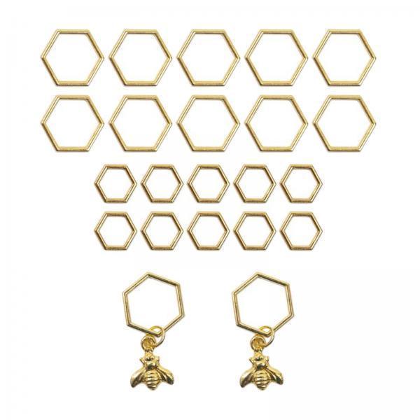 2x universelle Ring-Maschenmar – Stitch Marker Ring Bewertung und Preis