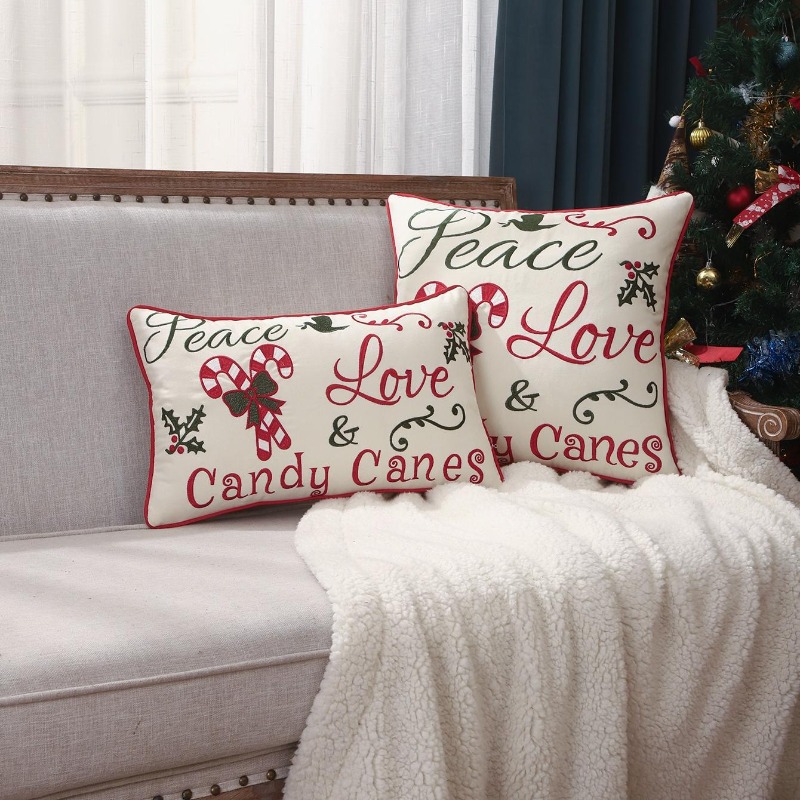 Weihnachtlicher Kissenbezug mi – Embroidery Xmas Decorations Bewertung und Preis