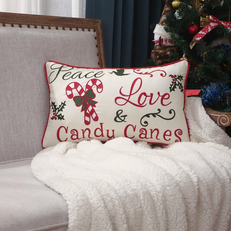 Weihnachtlicher Kissenbezug mi – Embroidery Xmas Decorations Bewertung und Preis