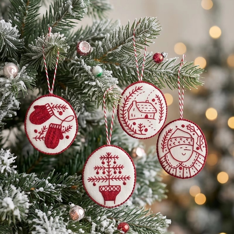 Weihnachts-Stickset für Anfäng – Embroidery Xmas Decorations Bewertung und Preis