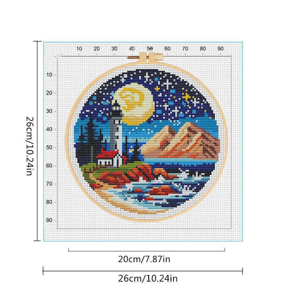 Kreuzstich Leuchtturm Meer Mon – Stitch Marker Ring Bewertung und Preis