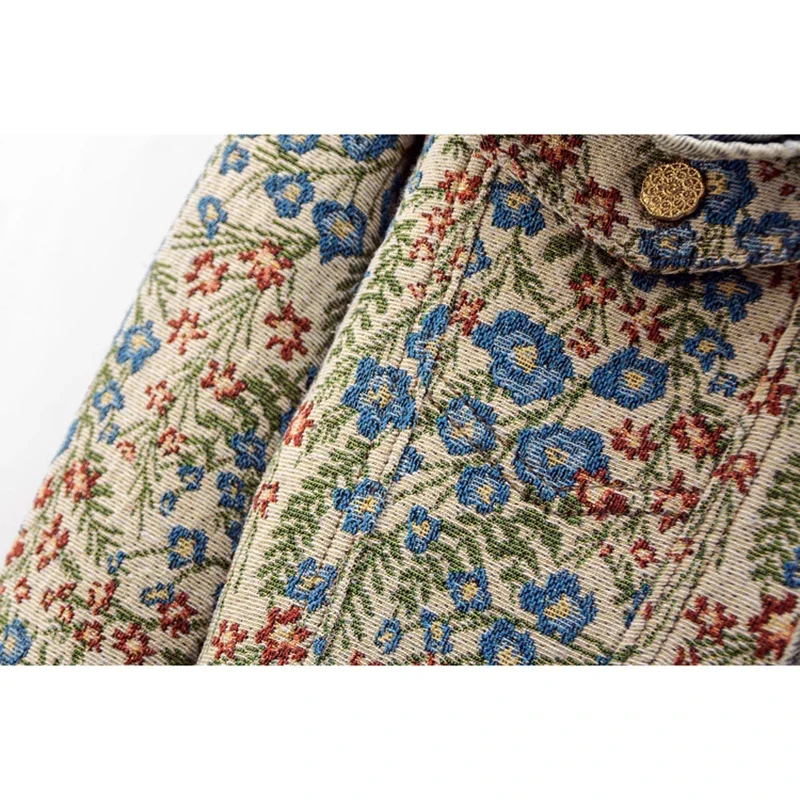 Rüschen Stickerei Jacquard Pet – Embroidery Jacket Jeans Bewertung und Preis