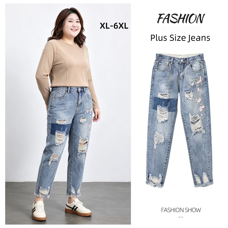 Herbst Plus Size Damen Jeans 6 – Embroidery Jeans Bewertung und Preis