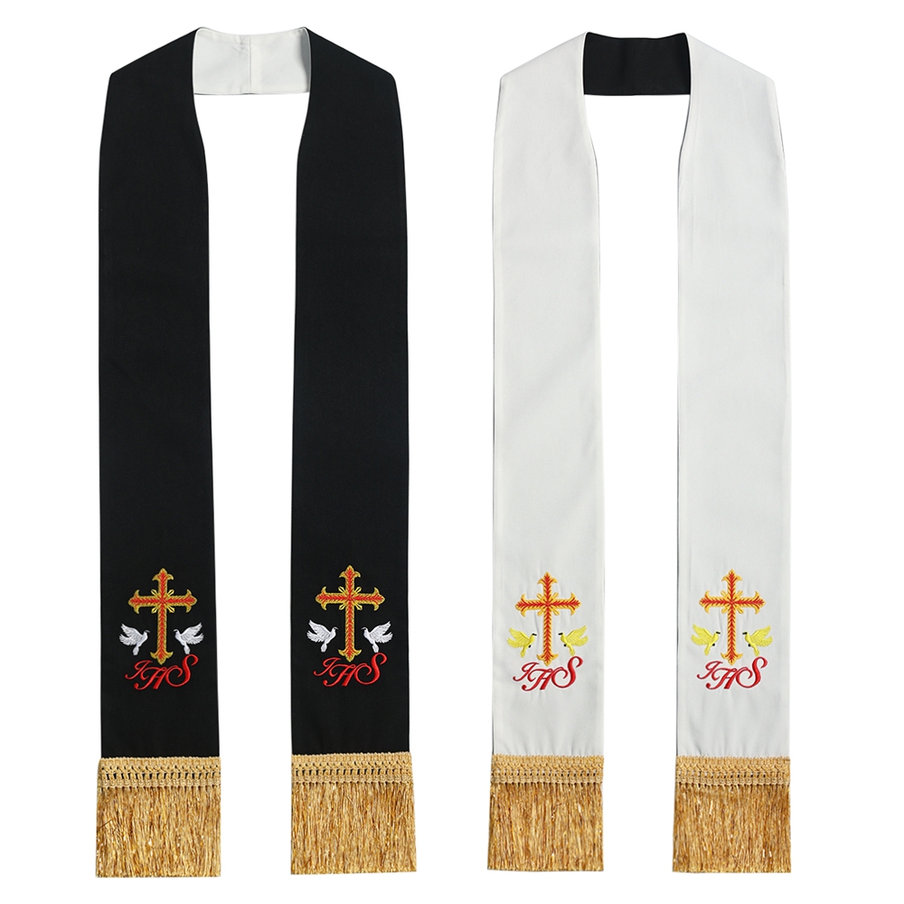 Priester Stola Klerus Wende-St – Embroidery Letter Bewertung und Preis
