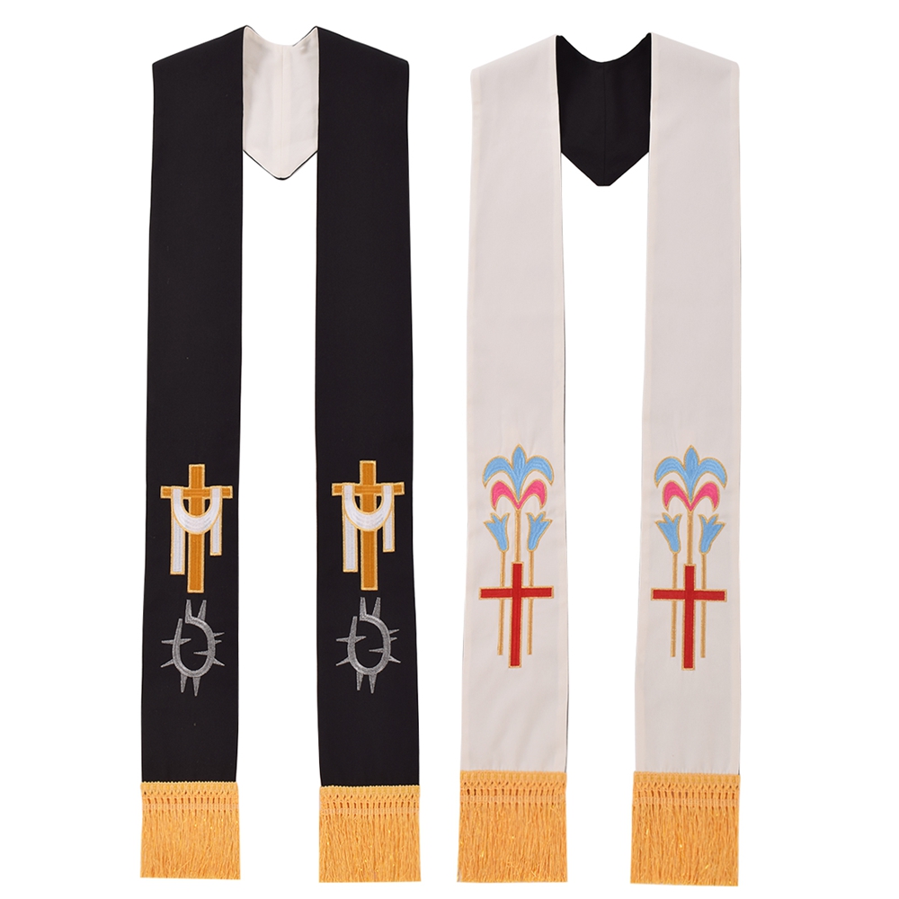 Priester Stola Klerus Wende-St – Embroidery Letter Bewertung und Preis