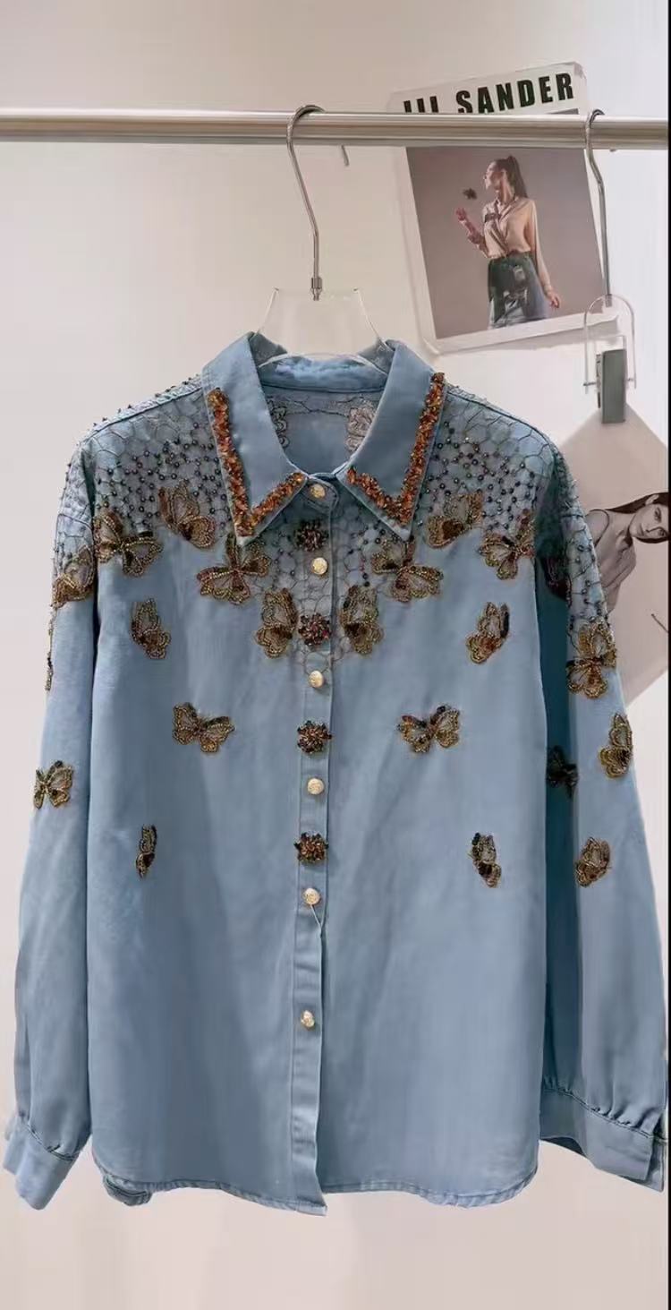 Luxuriöse Denim-Jacke für Dame – Embroidery Jacket Jeans Bewertung und Preis