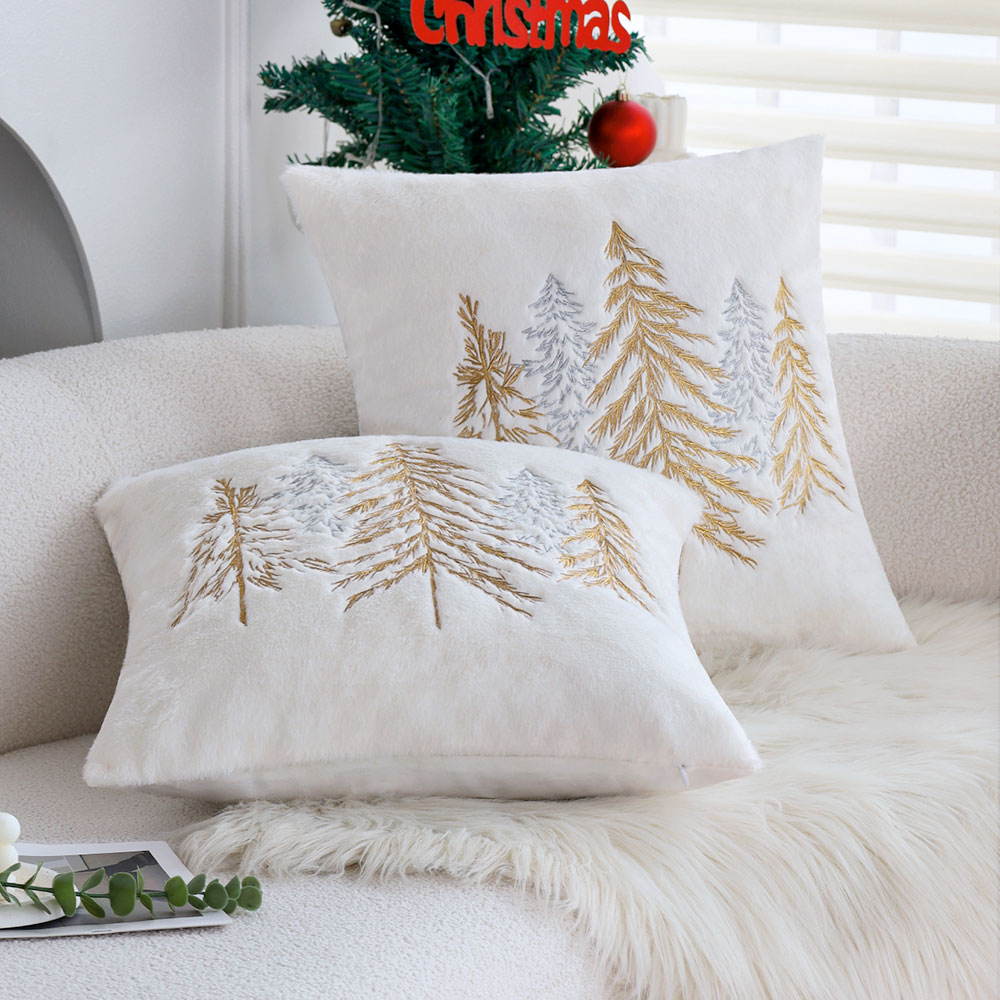Weihnachten Faux Kaninchen Fel – Embroidery Xmas Decorations Bewertung und Preis