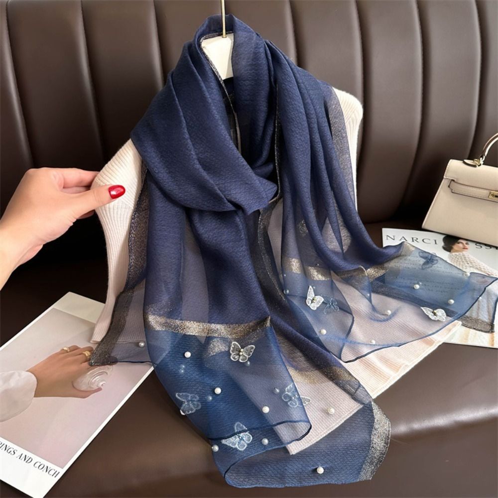 Eleganter Dünner Seidenschal m – Embroidery Shawl Bewertung und Preis