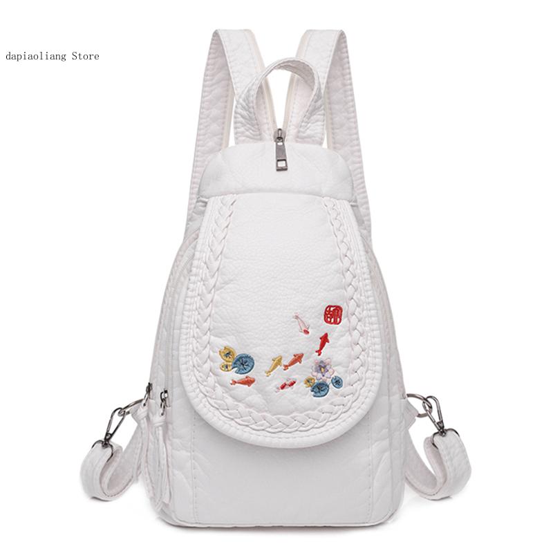 Frauen Kleine Brust Taschen Mo – Embroidery Daisy Bewertung und Preis