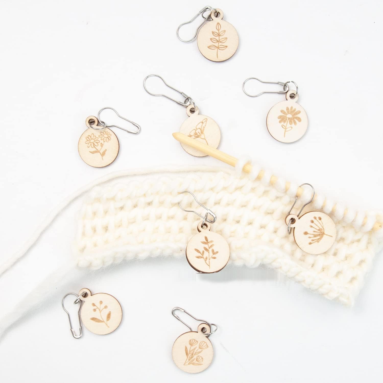 Holz-Strick- und Häkelmarkiere – Stitch Marker Ring Bewertung und Preis