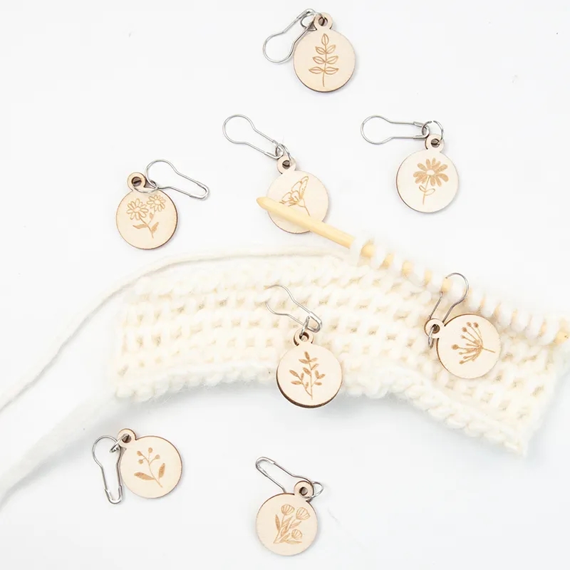 Holz-Strick- und Häkelmarkiere – Stitch Marker Ring Bewertung und Preis