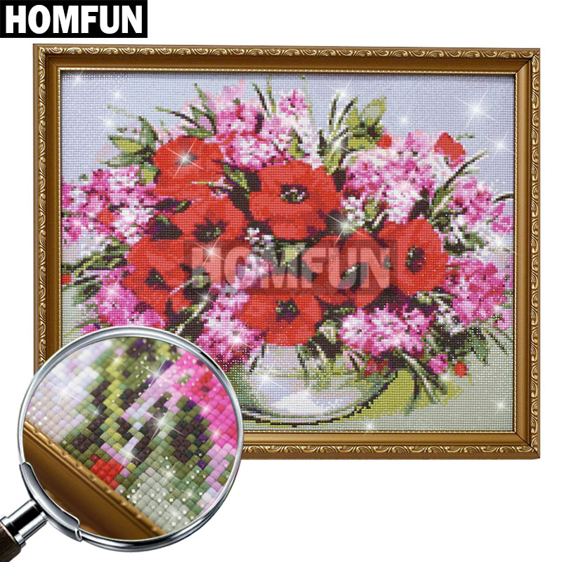 HOMFUN 5D-Diamantgemälde zum S – Embroidery Daisy Bewertung und Preis